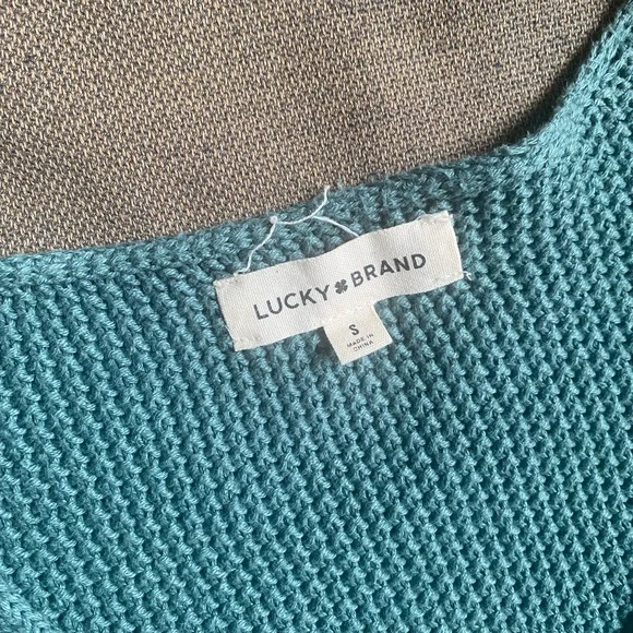Lucky Brand V Neck Key Knit Sweater - Picture 5 of 8
